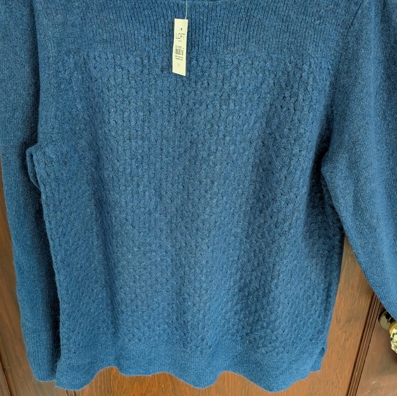 New With Tags Loft Outlet Blue Sweater Size XL - Picture 3 of 5